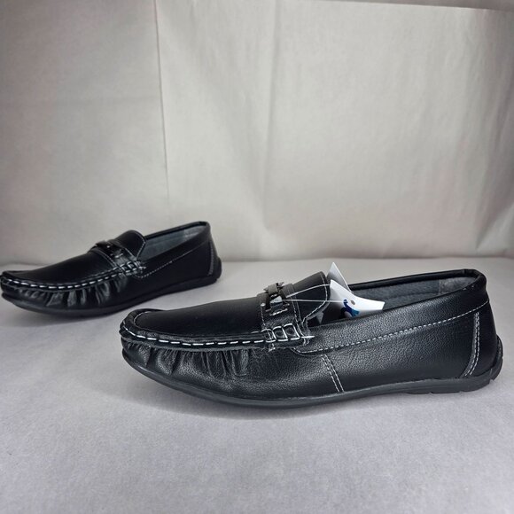 NWT Josmo Boy's Black Casual Slip-On Lightweight Loafers - Picture 2 of 6